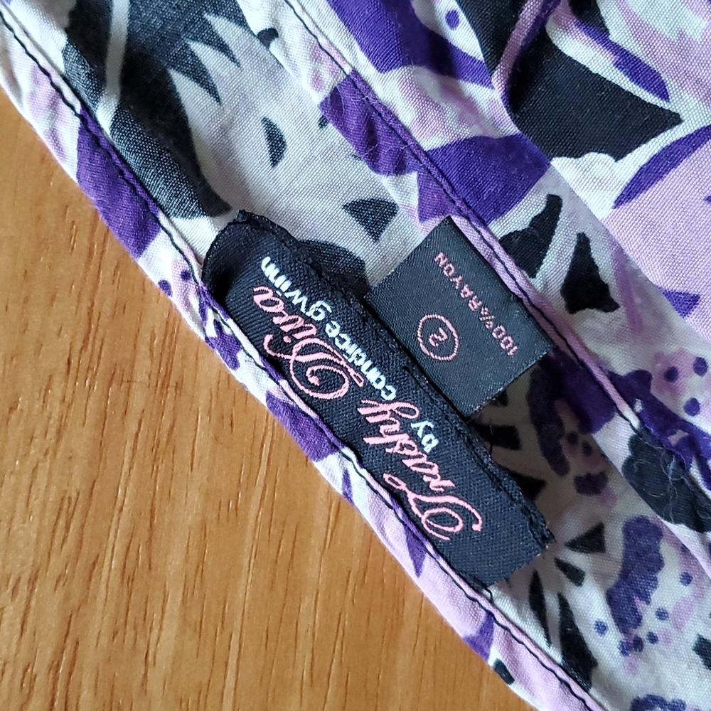 Purple floral Alison - Picture 2 of 4
